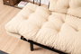 Atelier Del Sofa Nitta - Sofá-Cama de 2 Plazas en Crema